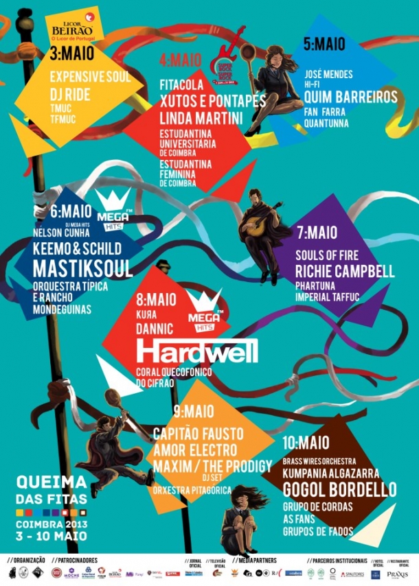 Cartaz Queima das Fitas Coimbra 2013 Cartaz Queima das Fitas Coimbra 2013